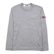 Comme Des Garcons Men's Invader Long Sleeve T-Shirt P1T330 GRAY 55441201