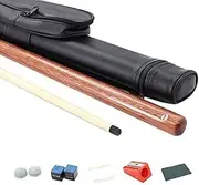 Pool Cue Sticks, 51.2In 1/2 Club Short Pole Billiard Pool Cue Stick ｜Canadian Maple Professional Pool Cues Sticks with 11.5mm Big Head ，for House Table Cue