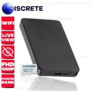 Spy Camera Powerbank 4K WIFI Wireless Hidden 64GB Power Bank Invisible LIVE