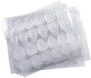 AIMALL Premium Double-Sided Adhesive Nail Stickers, 50 PCS Clear Press-On Nail Tabs, Strong Glue Tape for False Nails, Easy Application & Removal