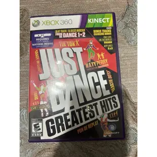 XBOX 360  舞力全開 just dance greatest hits 體感KINECT XBOX360