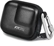 FitStill Black Mini Carrying Case for Go Pro Hero 13/12/11/10/9/8/7/(2018)/6/5 Black,Hard Shell Travel Storage Case for DJI Osmo Action 2,AKASO,Campark,YI Action Camera and More