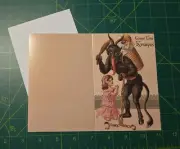 1x Krampus Holiday Christmas Card + Envelope 4"x6" (Style C)