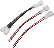 BIZOCA 700 Super Conector Cable Kit Compatible with Motorcycle Electrical Socket Splitter Kit, with Port Splitter Kit