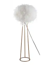 JONATHAN Y Stork 52in Feather LED Floor Lamp