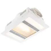 Brilliant Marvel LED Premium Bathroom 3 in 1 Heater Exhaust Fan Light