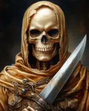Skulls & Bones Dark Gothic Macabre – 8x10 Art Print 310424642
