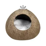 Bird Toys Parakeets Guinea Pig Hideout Hamster Hideout Parrot Coconut Shell Nest