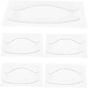NOLITOY Lip Wrinkle Treatment Mask Set 5 Pairs of Silicone Patches for Overnight Smoothing Plumping Beauty Care