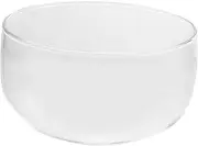 iplusmile Transparent Heatproof Glass Salad Bowl for Fruits and Desserts Borosilicate Kitchen Storage Container for Home Use and Meal Prep