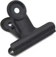 Large Black Metal Clips, 12 Pcs Binder Paper Clips Bag Clamps Crafts, File, Dra