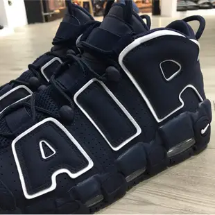 全新NIKE AIR MORE UPTEMPO GS 黑 大AIR女鞋