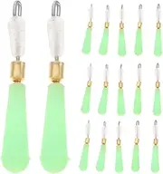 25pcs Floating Seat Stopper Fishing Float Stops Fishing Bead Stops Fishing Line Bead Stop Rubber Bead Stops for Fishing Bead Stop Beads for Fishing Stop for Fishing Silicone Stops