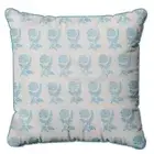 New Blue Reverse Carnation Decorative Cushion Cover| 50x50cm| Free Fast Shipping