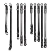 Aluminum Link Rod Linkage Wheelbase for 1/10 RC Crawler Car Axial SCX10 II 90046