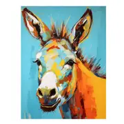 Donkey Canvas Print