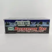 1998 Hess Truck Recreation Van with Dune Buggy and Motorcycle New NIB