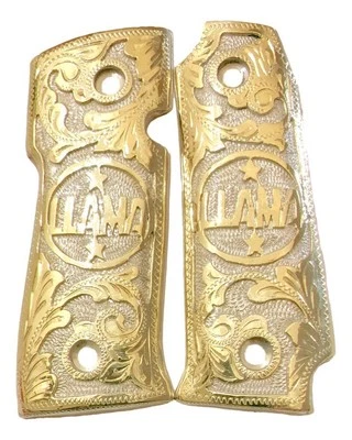 Cachas Llama Caliber 380-22-32 Luxury 24al Charro Style Grip MADE In MEXICO