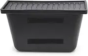 Rear Center Console Storage Box For Tesla Model Y 2020-2024 TPE Box with Cover Trash Can Under Seat Organizer Box Auto Interior