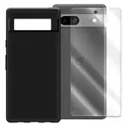 2in1 HD Tempered Glass Screen Protector TPU Case f Google Pixel 7a AT&T/T-Mobile
