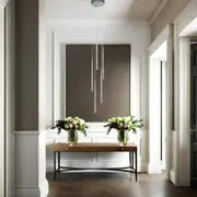 Contemporary LED Pendant Light /5Lt 3w in Chrome Superlux Lighting - CP1041-1P-CH, CP1041-5P-CH