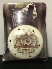 Vintage Charles and Diana Royal Wedding Commemorative Pomander NIP 1981 Sealed