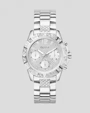 [GUESS] GUESS Women's Majesty Watch in Silver One Size Silver