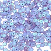 Loose Sequins 4200Pcs Cup Embroidery Sequins for Crafts Sewing,AB Purple