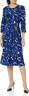 [Kasper] Women's Flo' Puff Sleeve Fit & Flare Dress
