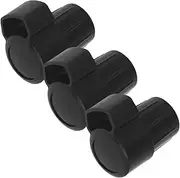 UPKOCH 3pcs Saxophone Cap Plug Plugs Bent Neck Hat End Sax Accessories Alto Sax Parts Alto Saxophone Parts Saxophone Accessories Alto Saxophone Plug Abs Black