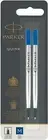 Parker Quink Rollerball Pen Refills Blue M Pt New In Pack 2 Refills France Made