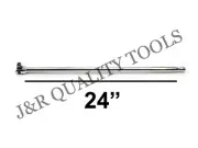 1/2" Drive 24" Length Extension Breaker Bar, Chrome-Vanadium Steel Rotating Head