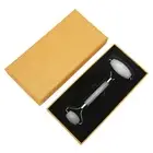White Jade Roller Ergonomic Natural Facial Massager Roller AntiAging Skin Ca DM5