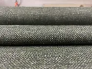 2.25 yd Herman Miller Bellano Black Green Wool Alpaca & Linen Upholstery Fabric