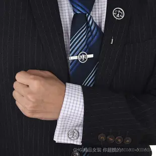 【GHGl】奢華高級天秤座星座徽章法官律師公正公平男士胸針袖釦領帶夾套裝