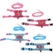 Hamster Rabbit Harness Leash Set For Ferret Small Pet Chest Strap