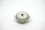CERAMIC 8 PIN OCTAL MINI TUBE VACUUM SOCKET 25mm TO 30mm HOLE