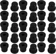 XYWHPGV 30pcs 9.8mm x 9.4mm Plastic Potentiometer Volume Control Rotary Knob Cap Black(1fac0 b8268 4916d c5da2 cd62f 4e2f2