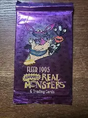 Aaahh!!! Real Monsters (1995) Fleer Trading Cards Unopened Pack (5 Available)
