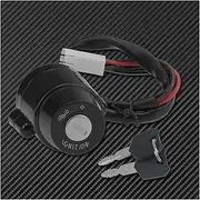 Motorbike Ignition for DT100 DT125 DT175 DT250 XT250 DT 100 125 175 250 XT 250 12V Motorcycle Ignition Switch Lock Key Black Aluminum Set Ignition Switch