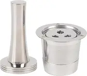 Reusable Coffee Pods, Stainless Steel Reusable Cups, Refillable Espresso Capsules with 3 Holes, Compatible with CFP201 CFP301 Dual Brew Pro, Environnement Friendly