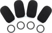 4 Pack Foam Mic Covers For Razer Blackshark Mic,Audeze Maxwell,Astro A50/A40 TR