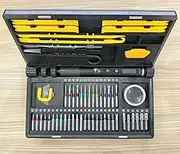 Mini Electric Screwdriver, 2025 Upgraded Precision Electric Screwdriver 68-in-1 Magnetic Bits (Black)