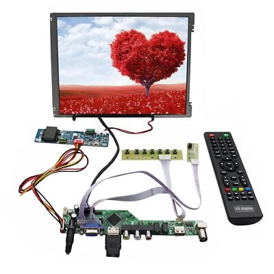 HDVGA AV USB LCD Controller Board 10.4 in 800x600 1000nit LCD Screen