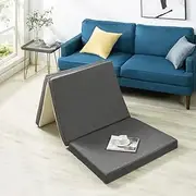 Zinus Trifold Folding Mattress Camping Foldable Bed | Portable Travel Trailer Floor Bedding, Foam - Single