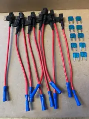 20PCS Fuse TAP Adapter Kit 12V 15 Amp Car Add-a-circuit Mini ATM APM Blade