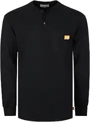 [Titicaca] FR Shirts 7oz Flame Resistant Shirt Men's Fire Retardant Henley Shirt