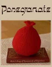 Knitting Pattern Luscious Pomegranate Fruit for Wildlings in 8ply Crimson Wool