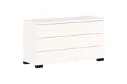 6 Drawer Chest Double Dresser Bedroom Storage Cabinet Living Room White