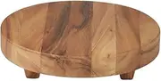 Davis & Waddell Arden Acacia Round Board with Feet, Multi, DTA0379